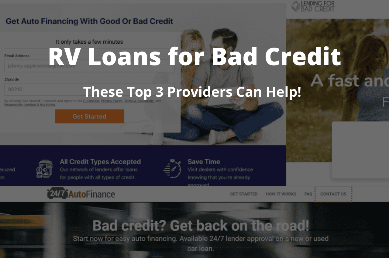 RV Loans for Bad Credit